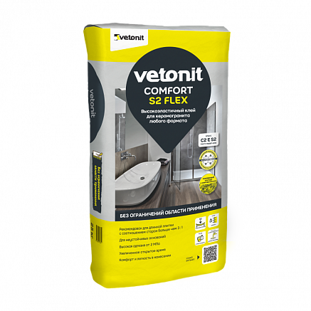 Высокоэластичный клей vetonit comfort S2 flex